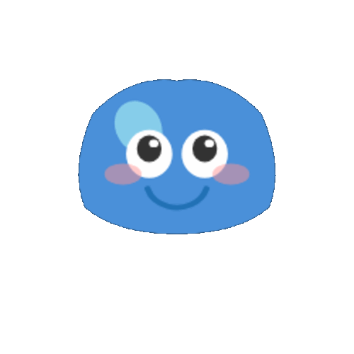 Blob Character Bounce