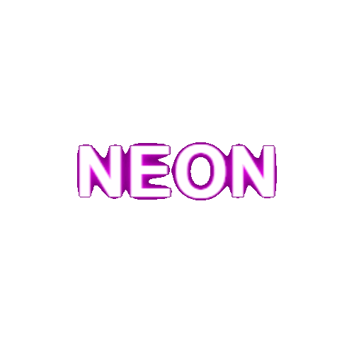 Neon Glow Text