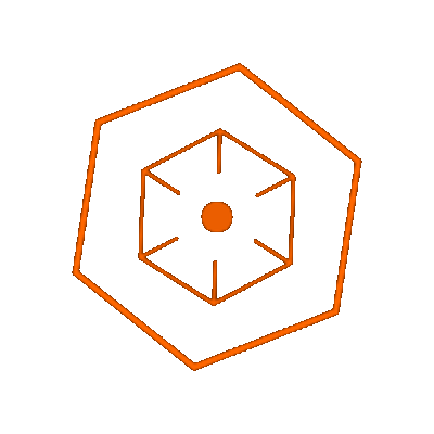 Sci-Fi Hexagon Spinner